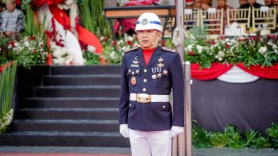 Kalapas Narkotika Jakarta Terpilih Jadi Komandan Upacara Pada HUT Ke-80 Kemerdekaan RI di Kementerian Koordinator Hukum, HAM, Imigrasi dan Pemasyarakatan RI