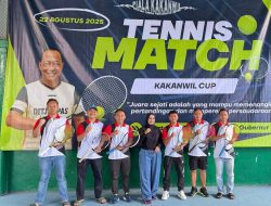 Kalapas Kelas I Bandar Lampung Hadir Dalam Lomba Tenis Piala Kakanwil Ditjenpas Lampung
