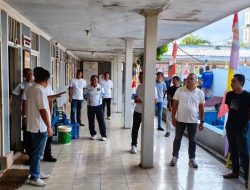 Deteksi Dini Dengan Sentuhan Humanis, Tim Satopspatnal Lapas Kelas I Bandar Lampung Jaga Keamanan Blok Hunian
