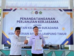 Kepala Rutan Sukadana Teken MoU Dengan Kemenag Lampung Timur Untuk Pembinaan Keagamaan Bagi Warga Binaan