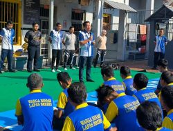 Kalapas Gowim Mahali Didampingi Jajaran Lapas Brebes Ajak Warga Binaan Jaga Kebersamaan