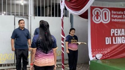 Semarak HUT RI, Rutan Ambon Gelar Pembukaan Porseni Untuk Pegawai dan Warga Binaan