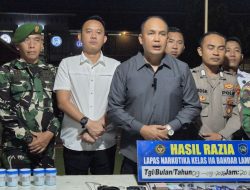 Komitmen Bersih Narkoba, Lapas Narkotika Kelas IIA Bandar Lampung Gelar Razia dan Tes Urine