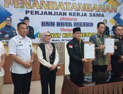 Lapas Metro Dukung Penuh Kolaborasi BNN dan Granat Kota Metro dalam Pemberantasan Narkoba