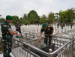 HUT Ke-78 Korem 043/Gatam, Brigjen TNI Haryantana Pimpin Ziarah Rombongan