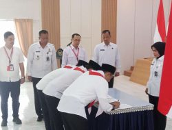 Tiga Napi Terorisme Lapas Kelas I Bandar Lampung Ucapkan Ikrar Setia NKRI
