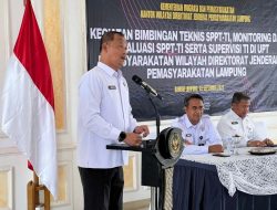 Pembukaan Bimbingan Teknis SPPT-TI, Monitoring dan Evaluasi serta Supervisi TI di UPT Pemasyarakatan Lampung
