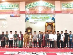 Kasrem 043/Gatam Hadiri Doa Bersama Peringatan Maulid Nabi Muhammad SAW 1447 H di Polda Lampung