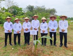 Rutan Kelas IIB Sukadana Bersama Kanwil Ditjenpas Lampung Sukses Tanam Ratusan Bibit Pohon Kelapa di Taman Nasional Way Kambas