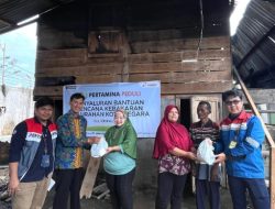 Pertamina Patra Niaga Regional Sumbagsel Salurkan Bantuan untuk Warga Terdampak Kebakaran di Kelurahan Kota Negara