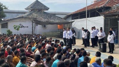 Karutan Menggala Berikan Pengarahan Kepada Seluruh Warga Binaan