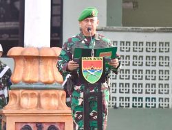 Upacara Bulanan, Kasdam XXI/RI Sampaikan Amanat Pangdam Mayjen TNI Kristomei Sianturi