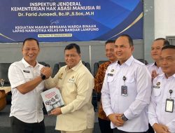 Irjen Kemenham Berikan Penguatan Kapasitas HAM di Lapas Narkotika Bandar Lampung