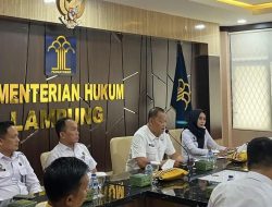 Kakanwil Ditjenpas Lampung Pimpin Rapat Pembahasan Persiapan Pengadaan BAMA TA 2026