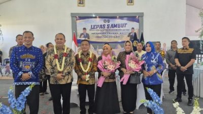 Kakanwil Ditjenpas Lampung Hadiri Acara Lepas Sambut Kepala Lapas Narkotika Kelas IIA Bandar Lampung