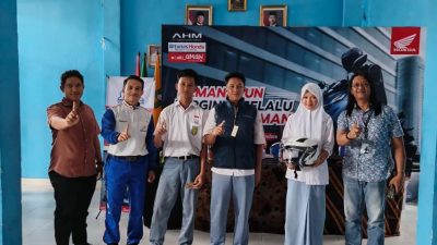 TDM Bersama Jasa Raharja dan Polres Pekalongan Gelar Edukasi Safety Riding untuk Pelajar Muhammadiyah Trimurjo