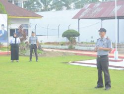 Langkah Baru dan Semangat Baru, Kalapas Muara Tebo Pimpin Apel Pagi Perdana