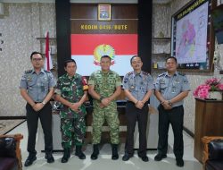 Pererat Sinergi dan Silaturahmi, Lapas Muara Tebo Kunjungi Kodim 0416/BUTE