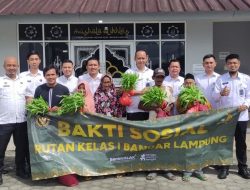 Wujud Nyata Kepedulian, Rutan Bandar Lampung Salurkan Sembako Hasil Pembinaan Warga Binaan