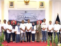 Kakanwil Ditjenpas Lampung Hadiri Acara Lepas Sambut Kepala Rutan dan Pejabat Manajerial Rutan Kelas I Bandar Lampung