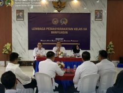 Lapas Banyuasin dan Kanwil Ditjenpas Sumsel Bersinergi Bangun Budaya Antigratifikasi