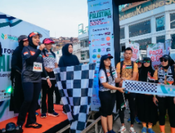 Purnama Wulan Sari Lepas Peserta Charity Run For Palestina, Lari Bersama untuk Kemanusiaan