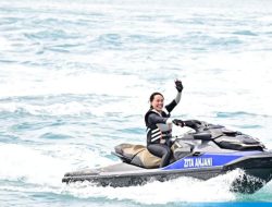 Sejarah Terukir! Zita Anjani Pimpin Aksi Jetski Pertama Menyeberangi Selat Sunda, Resmi Buka Lamsel Fest 2025