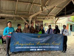Kepala Rutan Kelas IIB Kota Agung Beserta Jajaran Laksanakan Bakti Sosial Perdana Hari Bakti Kementerian Imigrasi dan Pemasyarakatan