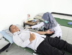 Setetes Darah Untuk Sesama, Lapas Kotaagung dan Rutan Gelar Donor Darah Dalam Peringati Hari Bakti Kemenimipas Ke-1
