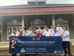 Wujudkan Program Pengabdian Imipas untuk Negeri, Lapas Kelas IIB Way Kanan Lakukan Perbaikan Masjid Al Hikmah Dusun Sinar Baru