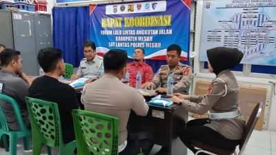 Optimasilasi FKLL Kabupaten Mesuji Cegah Kecelakaan Lalu Lintas di Simpang Pematang