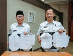 Penguatan Sinergi, Kanwil Ditjenpas Lampung dan Pemprov Lampung Laksanakan Penandatanganan Nota Kesepahaman Fasilitasi Pelaksanaan Pidana Kerja Sosial