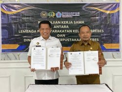 Kepala Lapas Brebes Teken Kerja Sama dengan Dinas Arsip dan Perpustakaan untuk Perkuat Tata Kelola dan Literasi