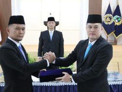 Kepemimpinan Rutan Sukadana Resmi Berganti, Farizal Antony Serahkan Jabatan Kepada Mohammad Jawad Cirry