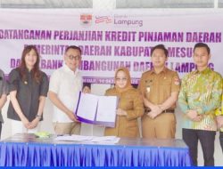 Bank Lampung Kucurkan Pinjaman Kredit Daerah Kabupaten Mesuji Rp60 Miliar