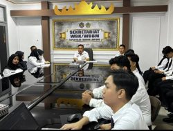 Bekali Peserta Magang Kemenaker, Kepala KPLP Febriansyah : Pengamanan Adalah Tanggung Jawab Seluruh Petugas