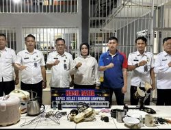 Perketat Pengamanan Jelang Malam Tahun Baru, Kalapas Kelas I Bandar Lampung Pimpin Sidak Blok Hunian