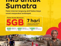 Indosat Berikan Paket Khusus Bencana Bagi Pelanggan Terdampak di Aceh, Sumut, dan Sumbar
