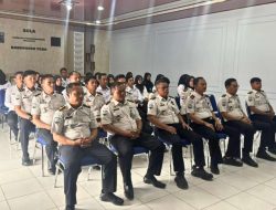Kalapas Mukhlisin Fardi Beserta Jajaran Lapas Muara Tebo Ikuti Penguatan Menteri Imigrasi dan Pemasyarakatan
