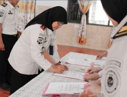 Lapas Perempuan Kelas IIA Bandar Lampung Gelar Deklarasi Janji Kinerja Pegawai Kementrian Imigrasi dan Pemasyarakatan 2026