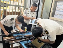 Lapas Brebes Lakukan Pemeliharaan Senjata Api Sebagai Standar Pencegahan