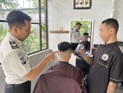 Tampil Keren dan Rapi, Barbershop El-Cibi Jadi Wadah Warga Binaan Asah Skill Pangkas Rambut