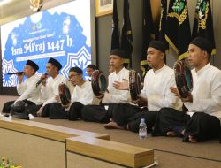 Tim Hadroh Warga Binaan Lapas Cibinong Tampil Memukau dalam Peringatan Isra Mi’raj di Lingkungan Ditjenpas