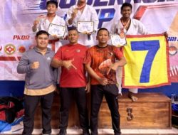 Prajurit Yonif 7 Marinir Banggakan Satuan Raih Juara Dalam Kejuaraan Karate Gubernur Cup