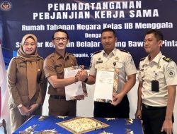 Rutan Menggala Bersama SKB Tulang Bawang Pintar Tandatangani Kerja Sama Pendidikan Kesetaraan Bagi Narapidana