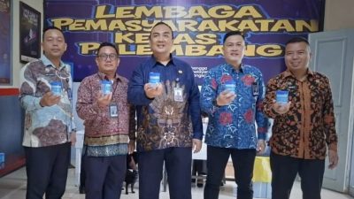 Tak Ada Kompromi ! Seluruh Petugas dan Warga Binaan Lapas Kelas I Palembang di Tes Urine