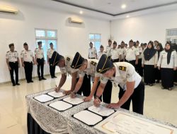 Rutan Kelas I Bandar Lampung Deklarasikan Pembangunan Zona Integritas