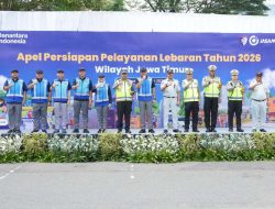 Jasa Raharja Ikuti Apel Persiapan Pengamanan Lebaran 2026 Wilayah Jawa Timur untuk Perkuat Sinergi Pengamanan Arus Mudik dan Arus Balik