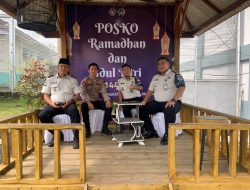 Perkuat Sinergi Keamanan, Anggota Polres Laksanakan Patroli Sambang di Posko Ramadan Lapas Banyuasin