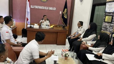 Bapas Kelas I Banda Aceh Gelar Rapat Pejabat Struktural untuk Penguatan Kinerja